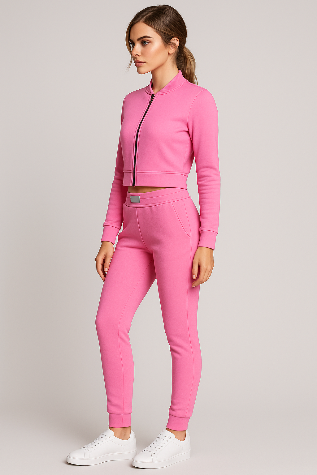 Visilisa | Dame fritidstræningsdragt med lynlåsjakke og joggingbukser - - Visilisa | Dame fritidstræningsdragt med lynlåsjakke og joggingbukser - €25 - {{ product_tags }