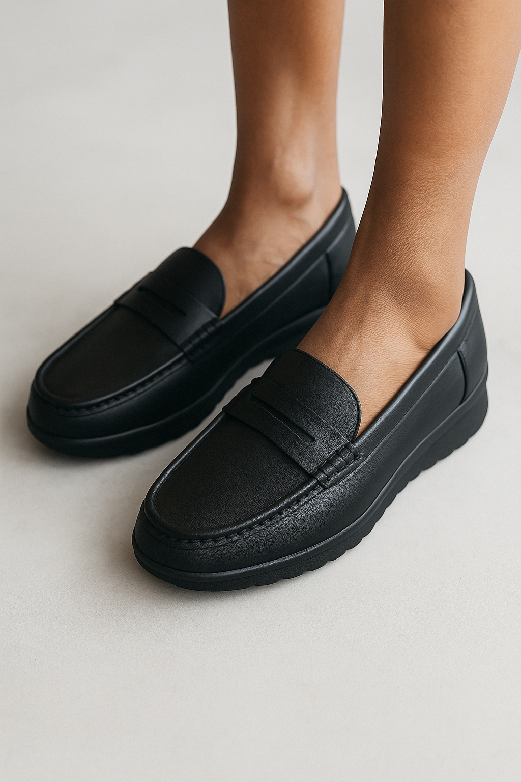 Maya | Klassiske dames-loafers i læder - - Maya | Klassiske dames-loafers i læder - €25 - {{ product_tags }