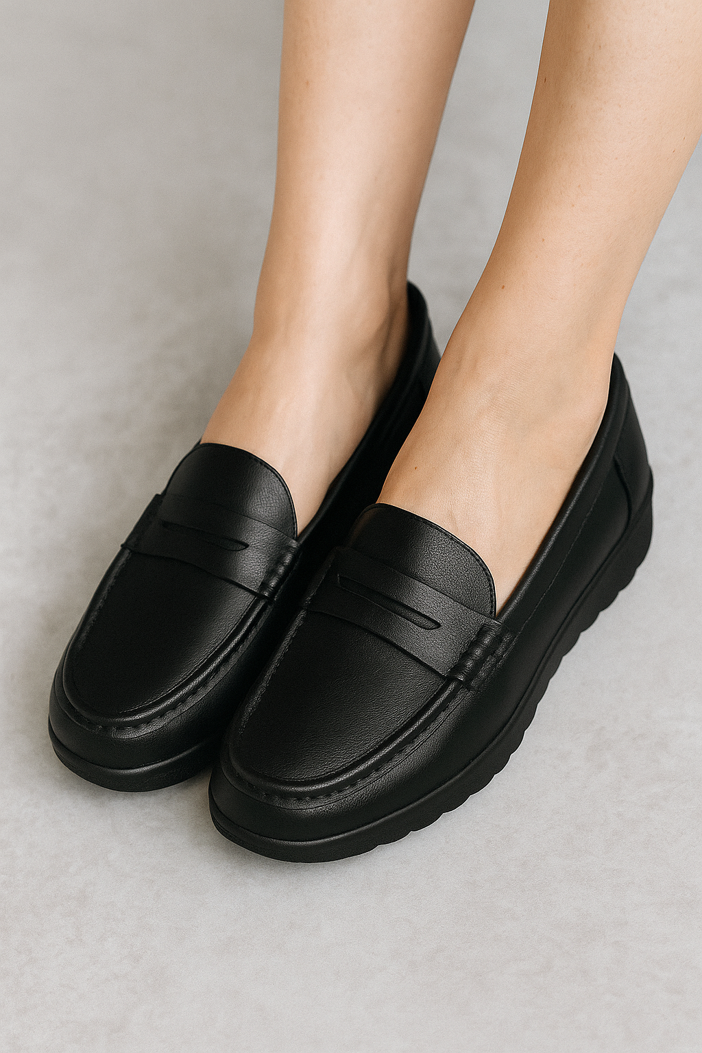 Maya | Klassiske dames-loafers i læder - - Maya | Klassiske dames-loafers i læder - €25 - {{ product_tags }