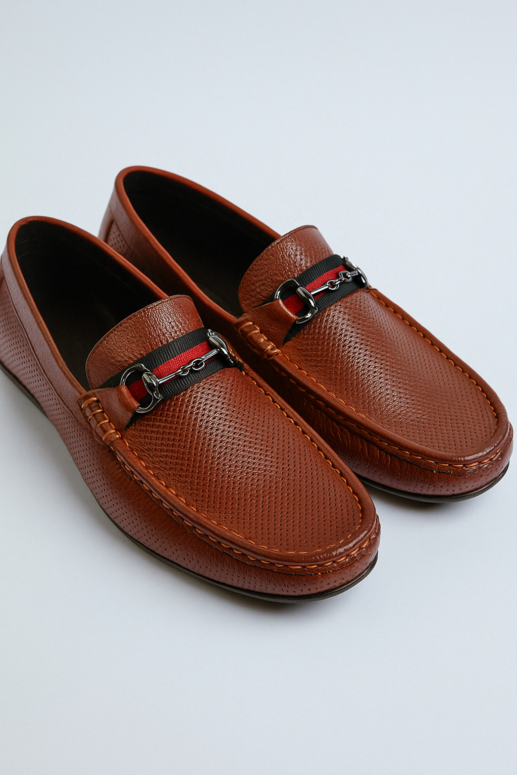 Harison | Herre læder-Driving-Loafers i brun med dekorativt detail - - Harison | Herre læder-Driving-Loafers i brun med dekorativt detail- €25 - {{ product_tags }