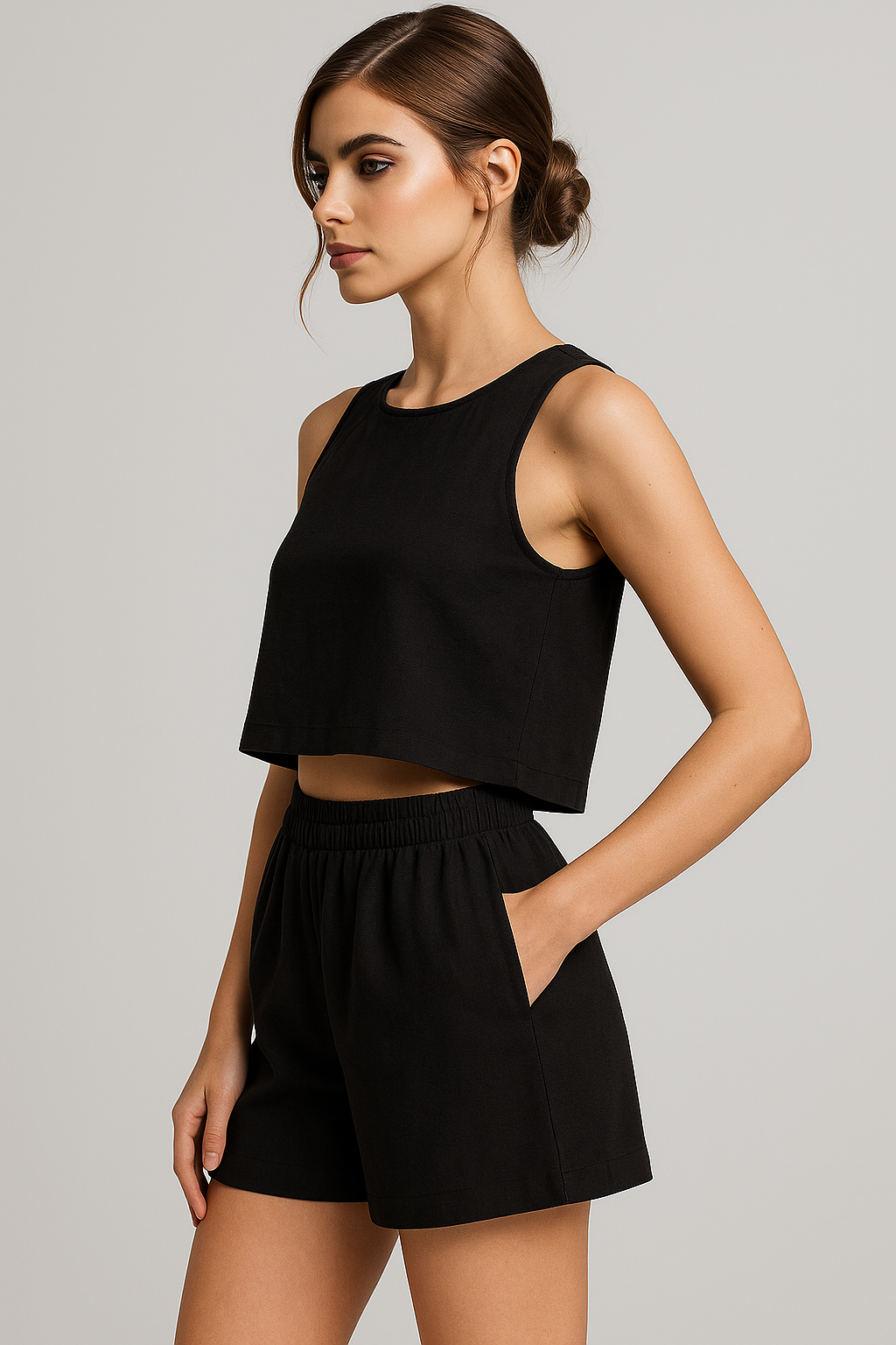 Diara | Sæt til sommer uden arme i to dele - - Diara | Sæt til sommer uden arme i to dele - €25 - {{ product_tags }