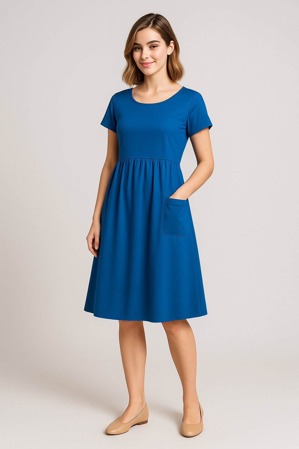 Eustasia | Sommerligt fritidskjole med lommer - - Eustasia | Sommerligt fritidskjole med lommer - €25 - {{ product_tags }