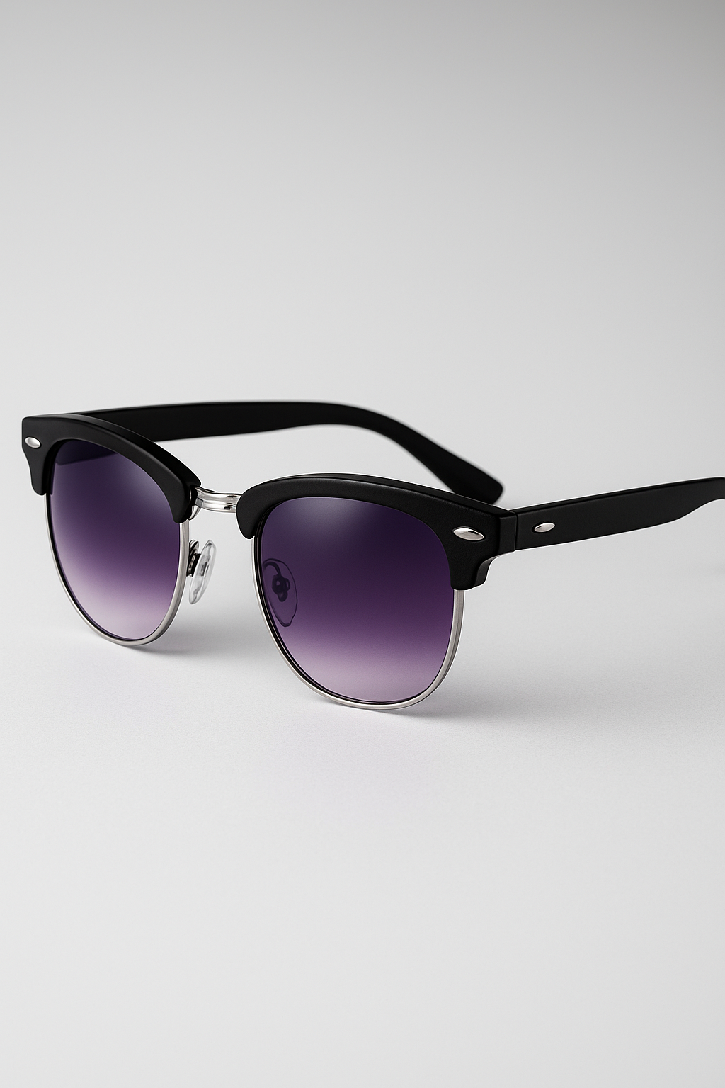 Brant | Halv-Rand Solbriller – Stilfuld UV400 Øjenbeskyttelse - Lilla - watches - {{ product_tags }