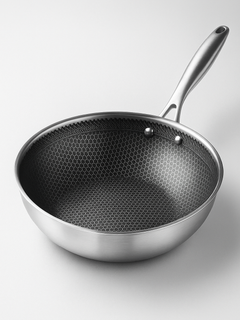 KitchenPro | Non-stick Rustfrit Stål Stegepande - Kog Let og Sundt Uden At Klistre
