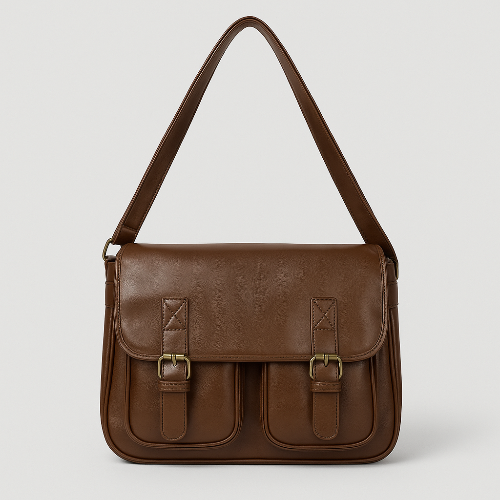 Alexander | Vintage-inspireret Messenger Taske i Kunstlæder - - bags - {{ product_tags }