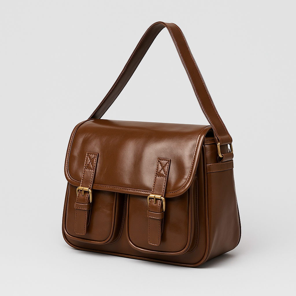 Alexander | Vintage-inspireret Messenger Taske i Kunstlæder - - bags - {{ product_tags }