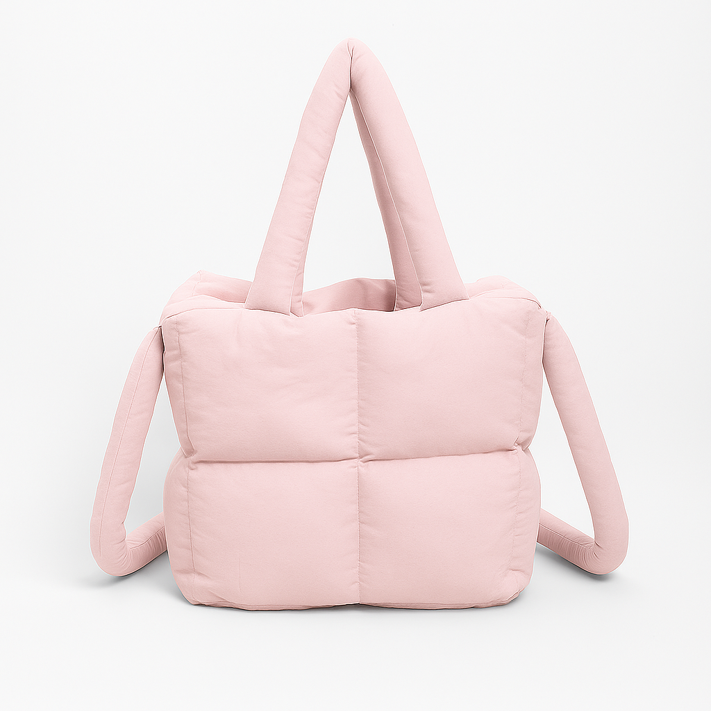 S.F.Y. | Puffer-skuldertaske - Lyserød - bags - {{ product_tags }