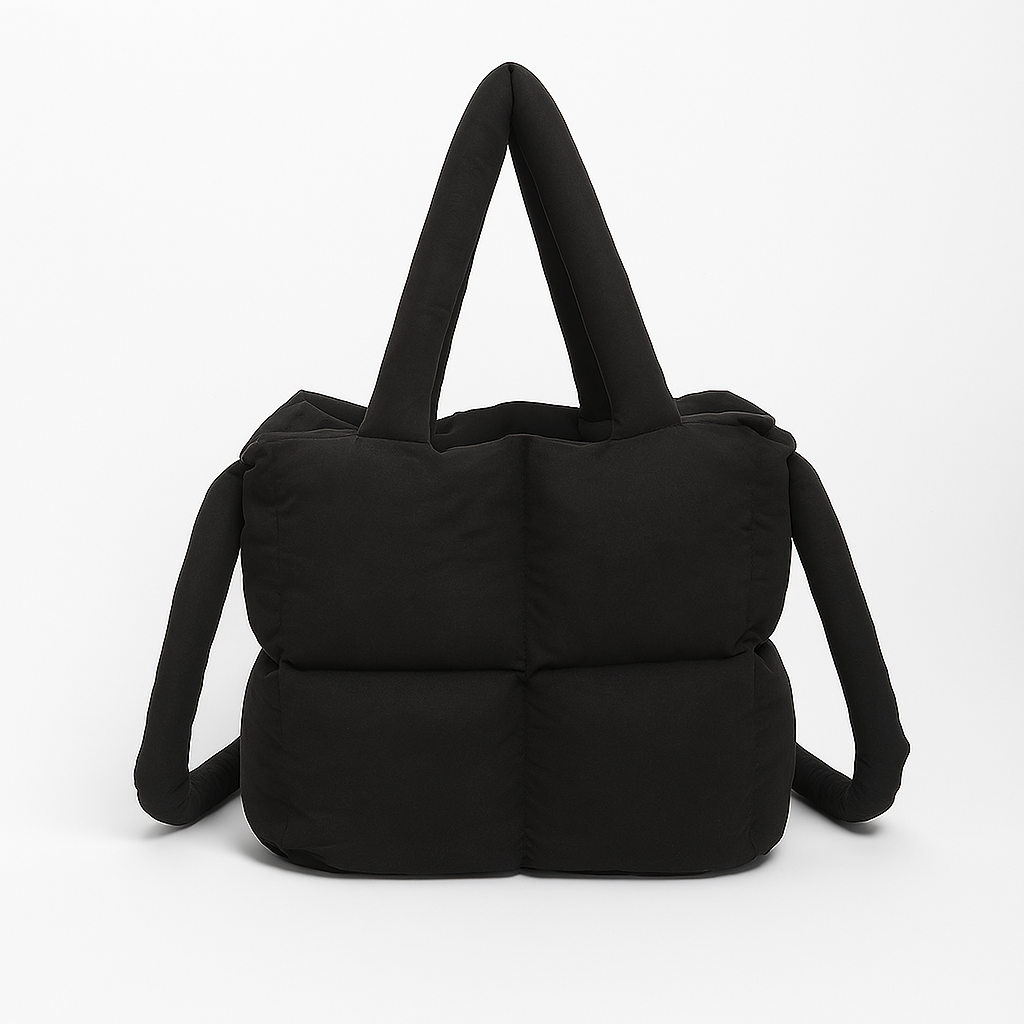 S.F.Y. | Puffer-skuldertaske - Sort - bags - {{ product_tags }