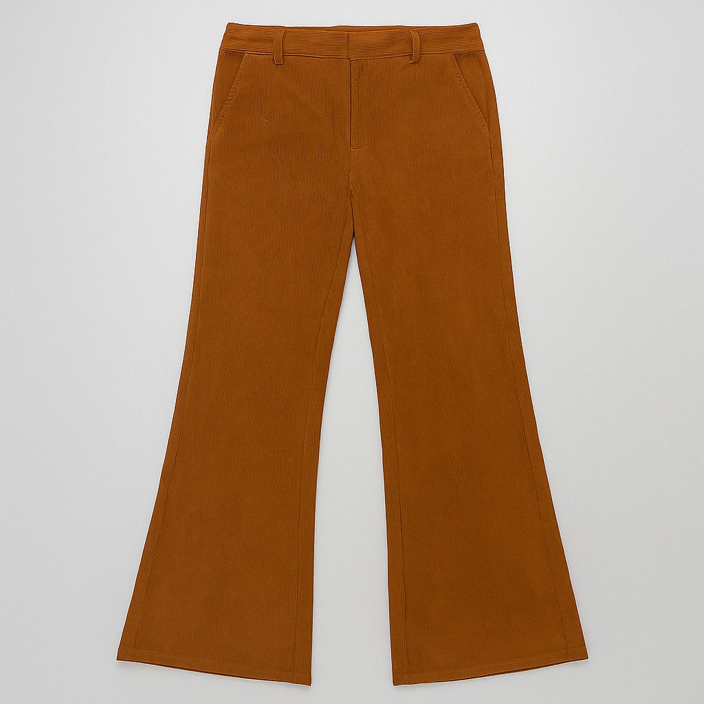 Joel | Bukser i Fløjlsribbede Med Vidde - Brun - women's fashion - {{ product_tags }