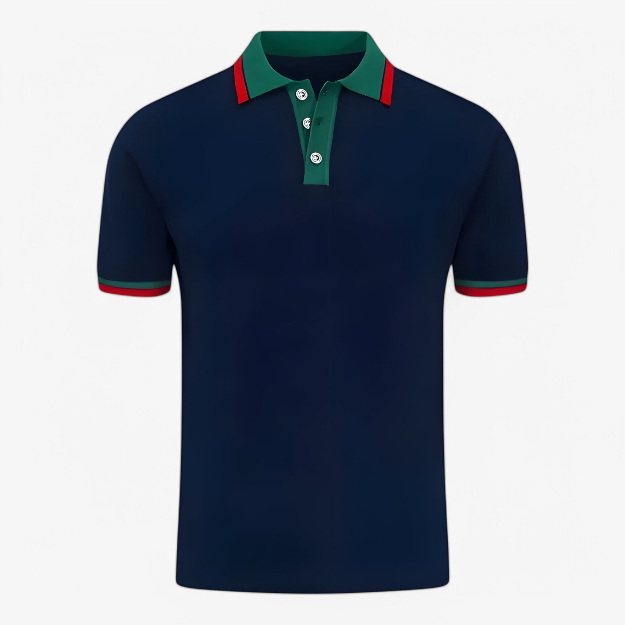 Alasdair | Elegante farverige T-shirt - Marineblå - men's fashion - {{ product_tags }