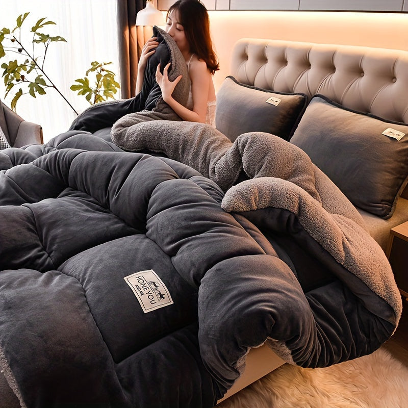 Dobbeltsidet Sherpa Fleecetæppe - Tykt & Blødt - - Home Decor - {{ product_tags }