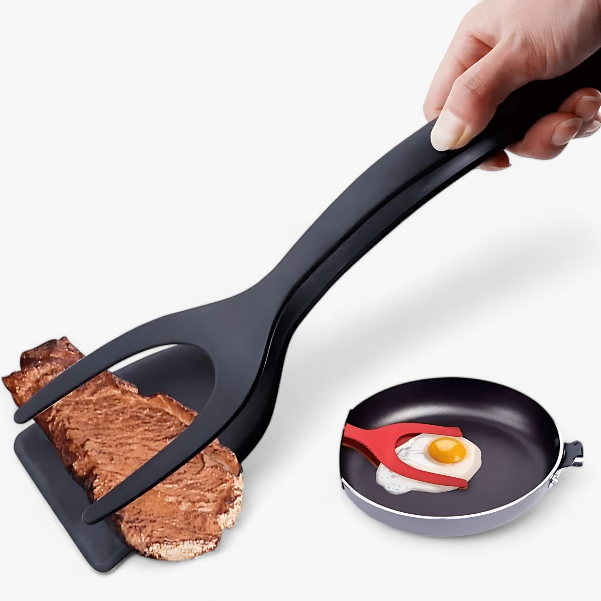 Køkkenværktøj | 2 i 1 Non-stick værktøj - Perfekt til æg og brød - - house & garden - {{ product_tags }