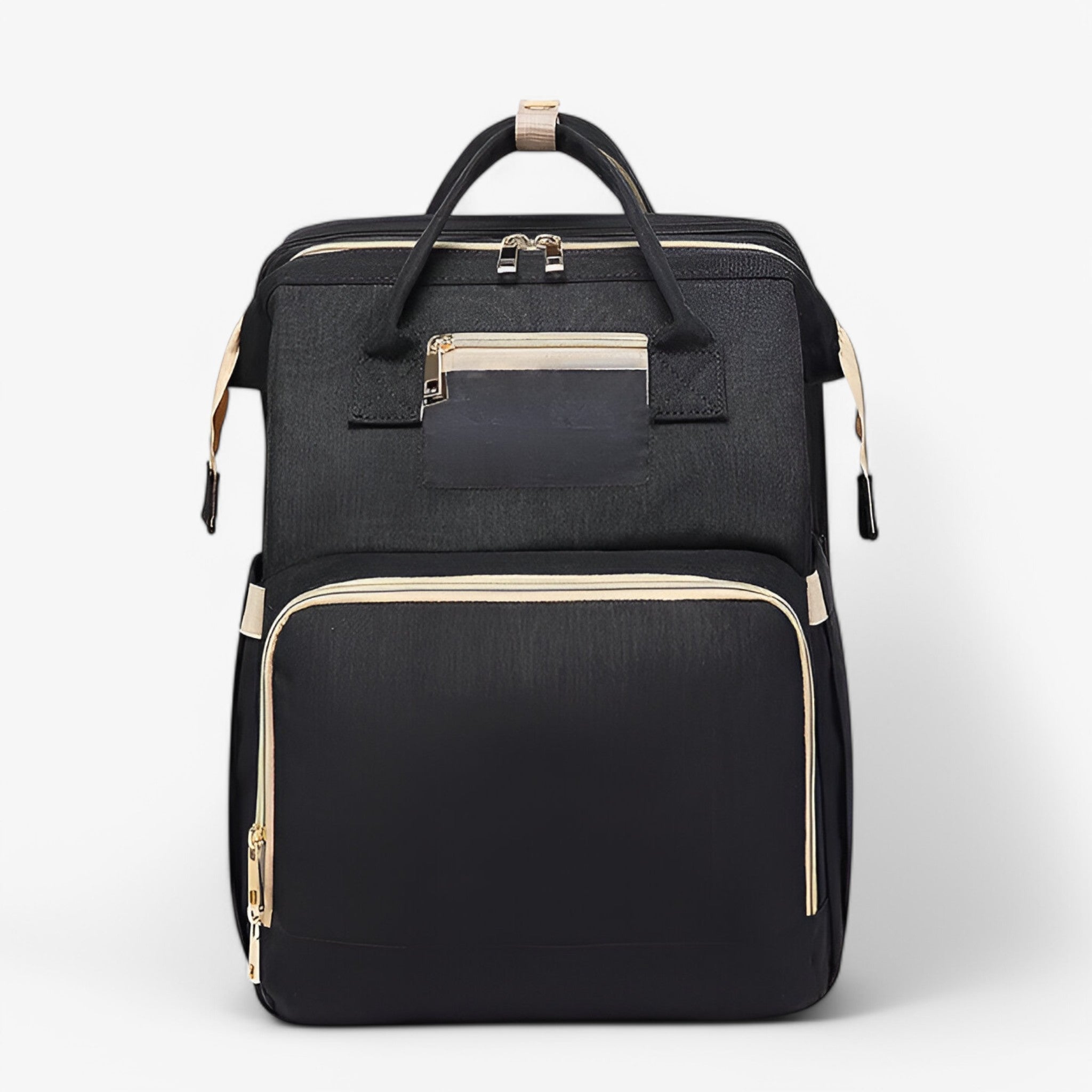 Lisa | Multifunktionelle Vikletasker med Seng - Sort - med ID-kortlomme - baby - {{ product_tags }