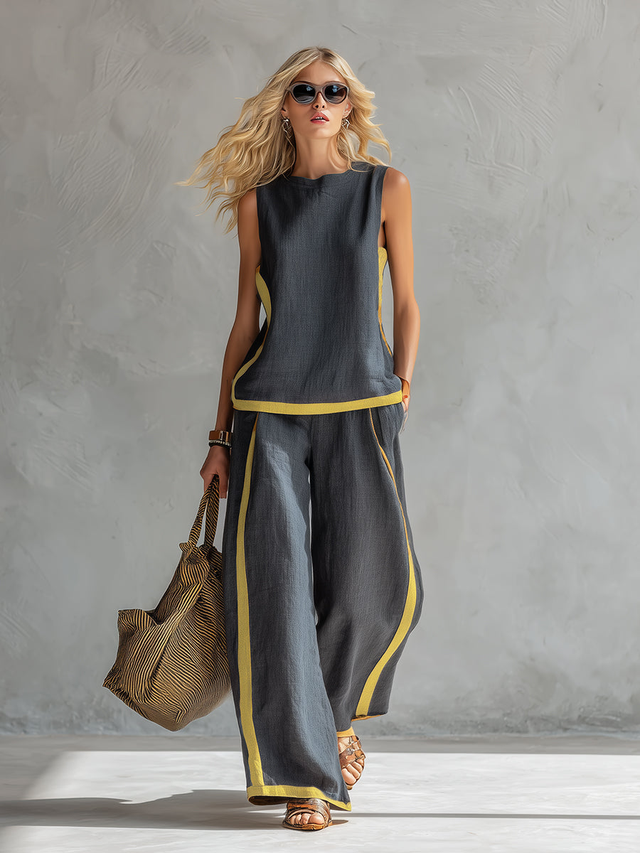 Shania™ Casual-Chic todelt sæt