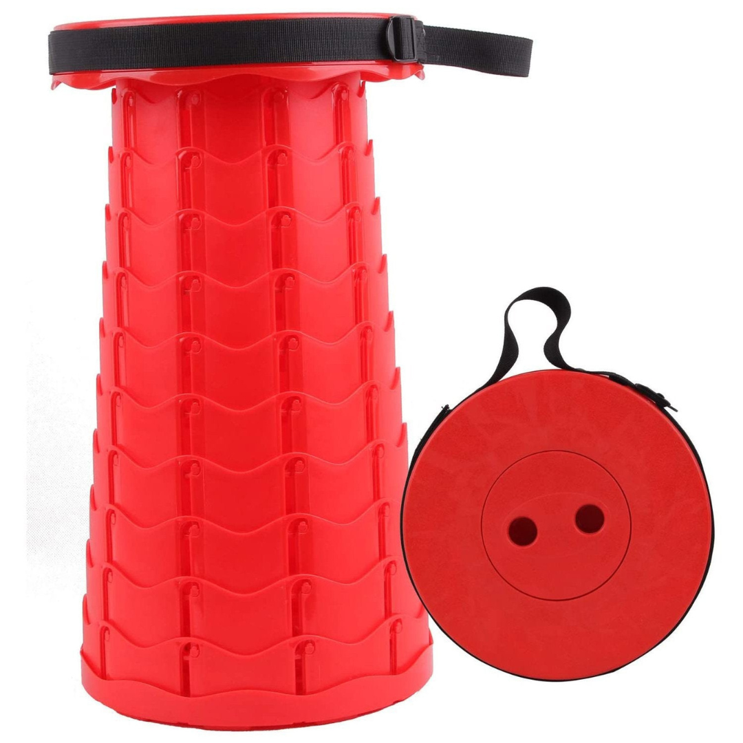 PortaFold | 2.0 Sammenklappelig taburet med 4 sædehøjder - Rene farver Rød - house & garden - {{ product_tags }