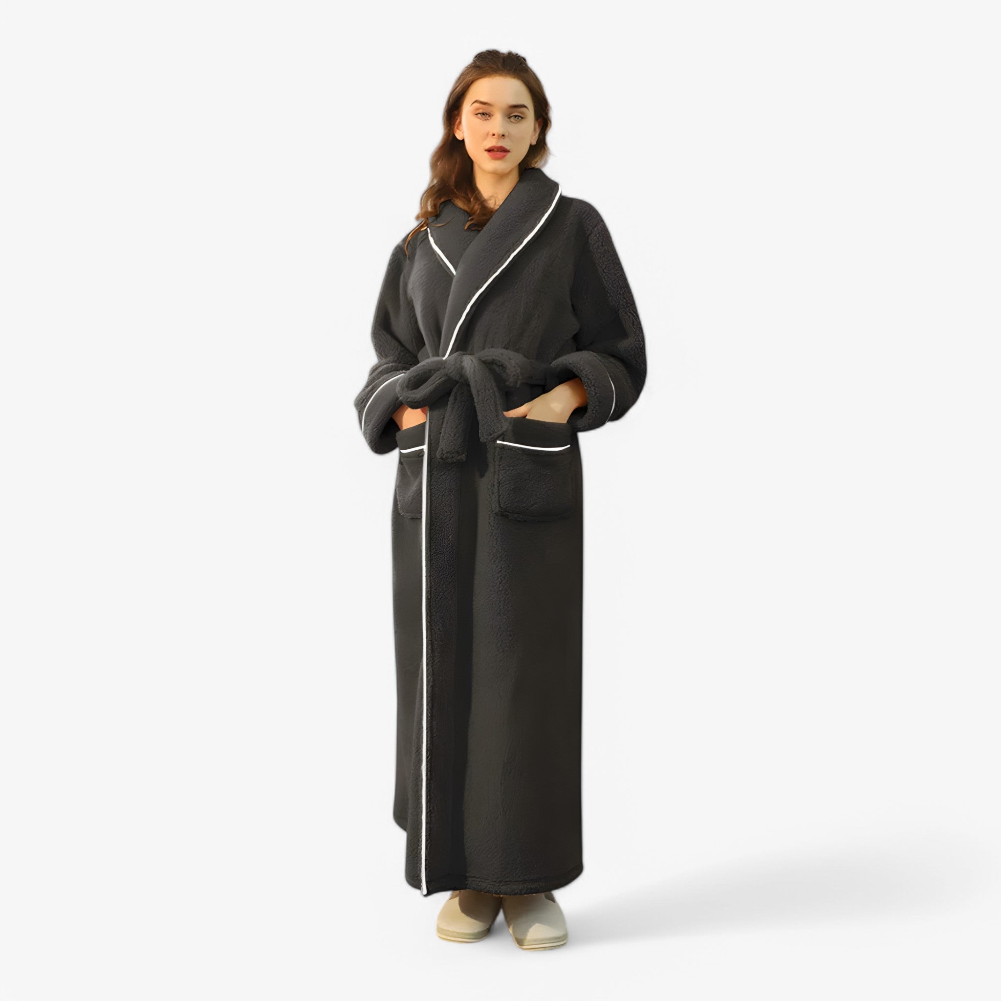 Jessy | Badekåbe - Kvinde sortgrå - Jessy | Badekåbe - €25 - {{ product_tags }