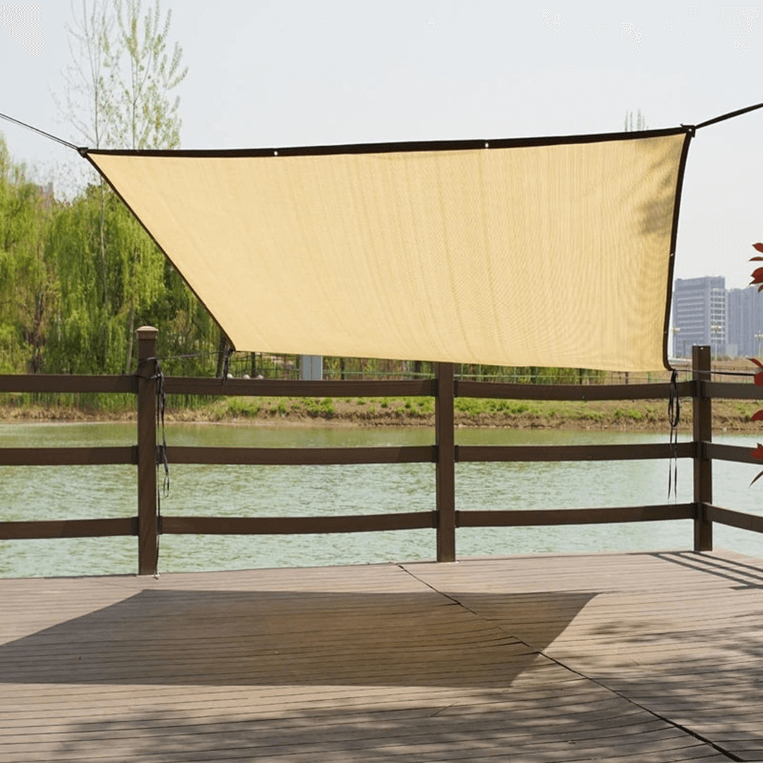 Caroline | Zonneschermnet Sort HDPE - UV Werend Schaduwdoek til Terras & Tuin