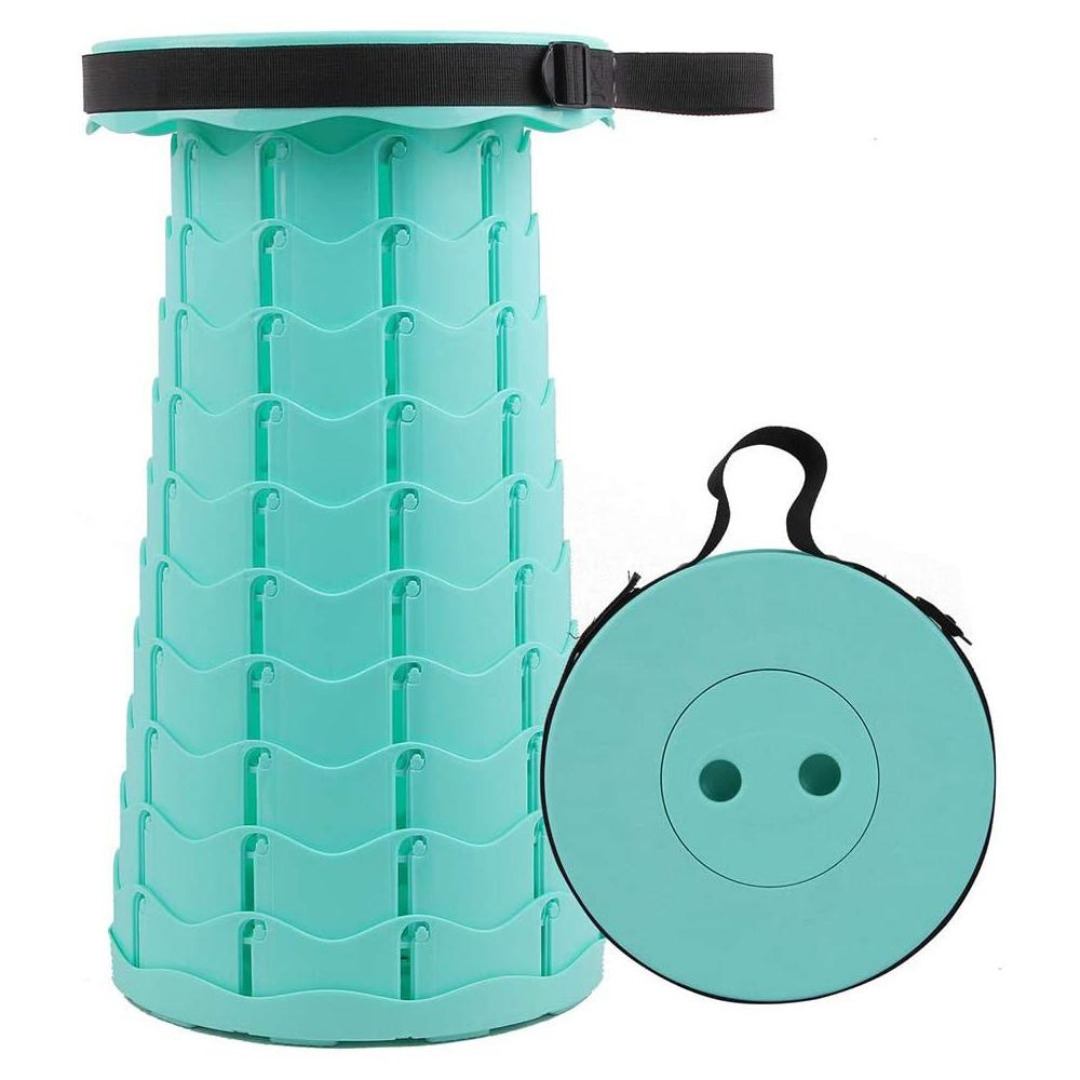 PortaFold | 2.0 Sammenklappelig taburet med 4 sædehøjder - Rene farver Cyan - house & garden - {{ product_tags }