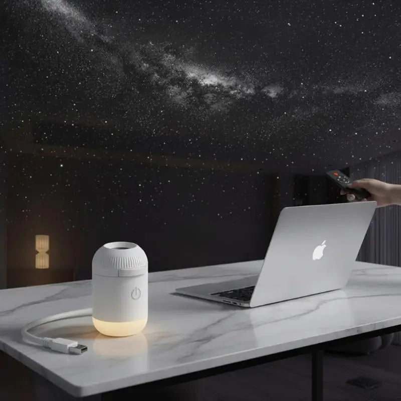 Galaxy Stjerneprojektor – 2-i-1 USB Nattehimmel Lampe - - Star Projector Lamp - {{ product_tags }