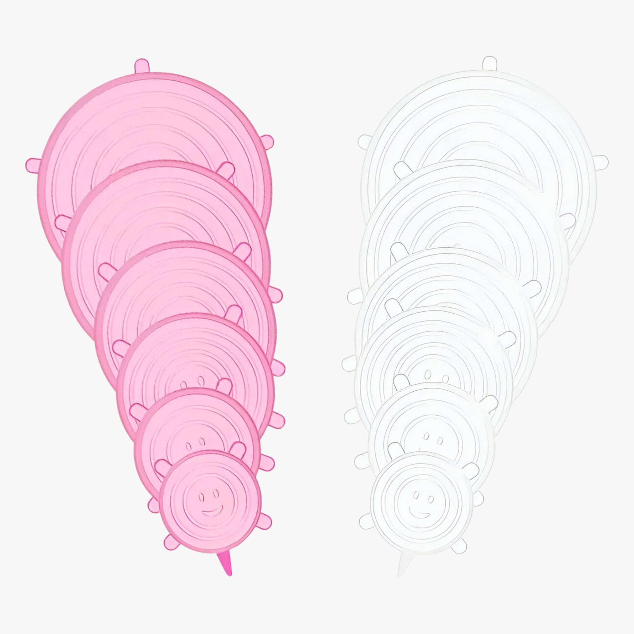 12 stk Silikone Dæk | Bæredygtige, genanvendelige maddække - Sæt 3 - house & garden - {{ product_tags }