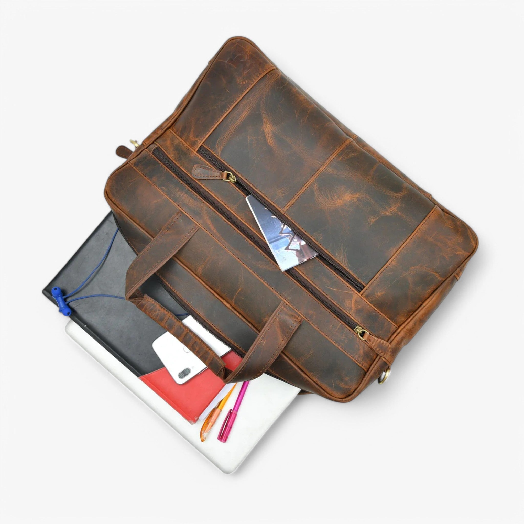 The Brooklyn | Dokumentmappe i læder - - bags - {{ product_tags }