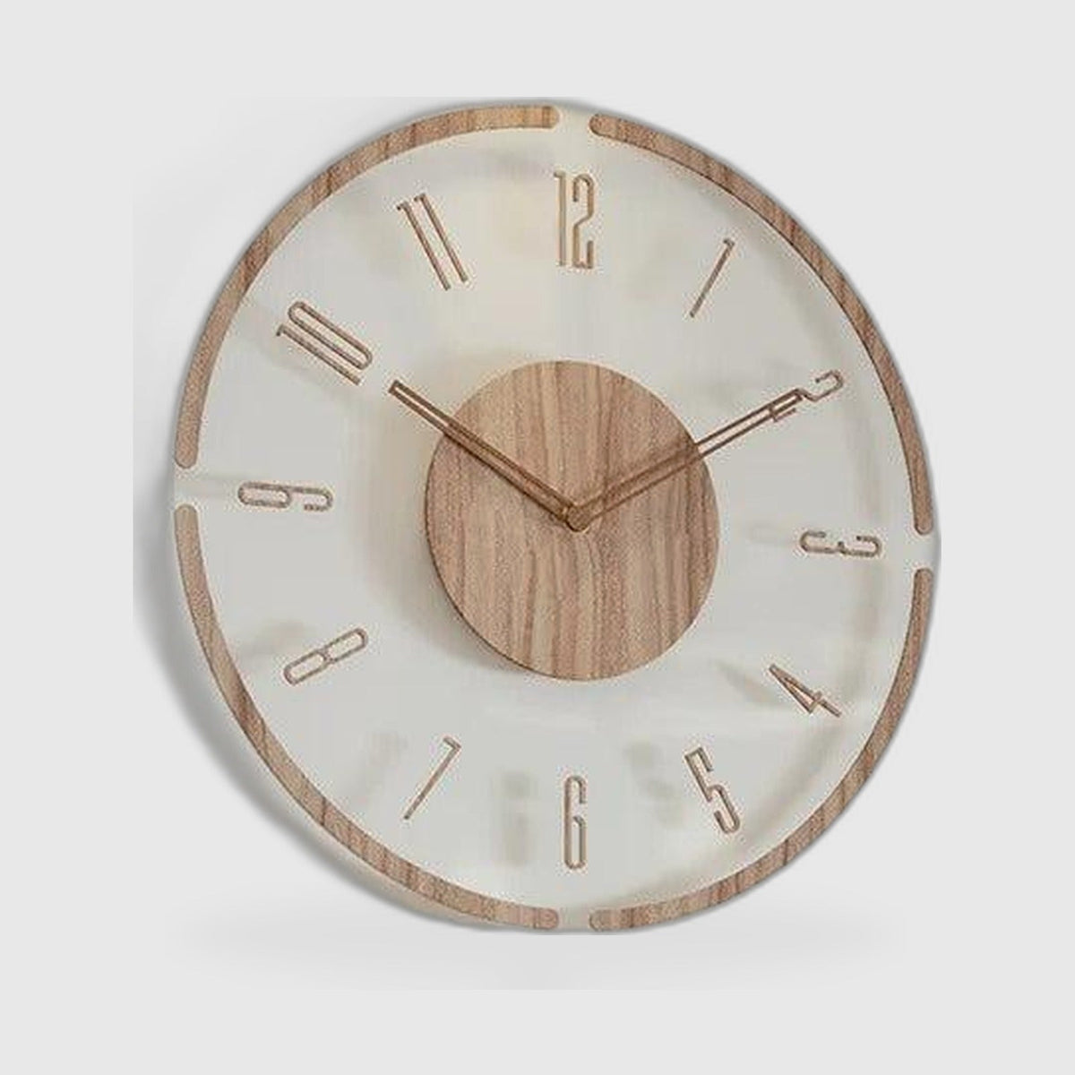 Minimalistisk Træ Vægur – Rent Design, Bestseller