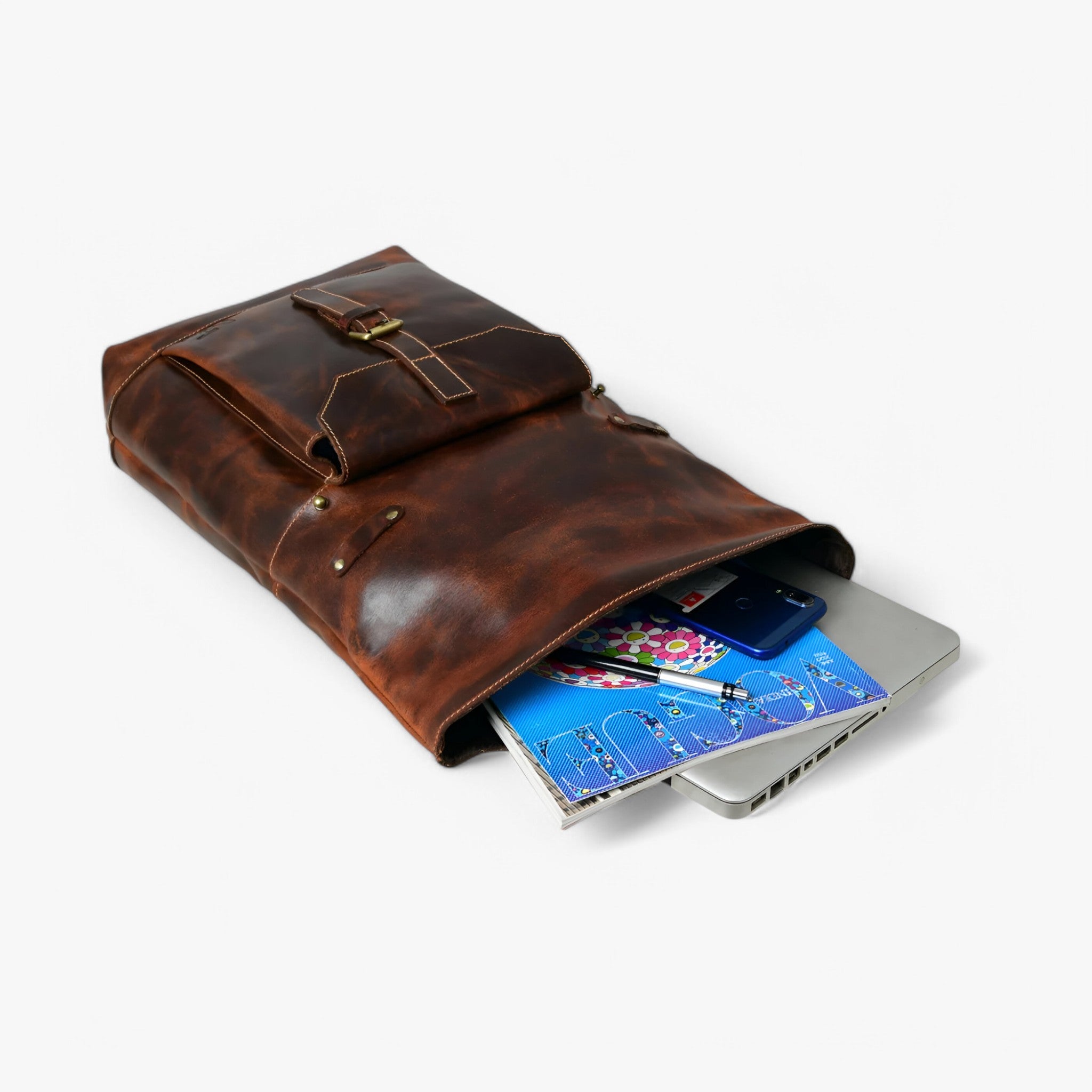 Saddleback | Brun rygsæk med rulletop - - bags - {{ product_tags }