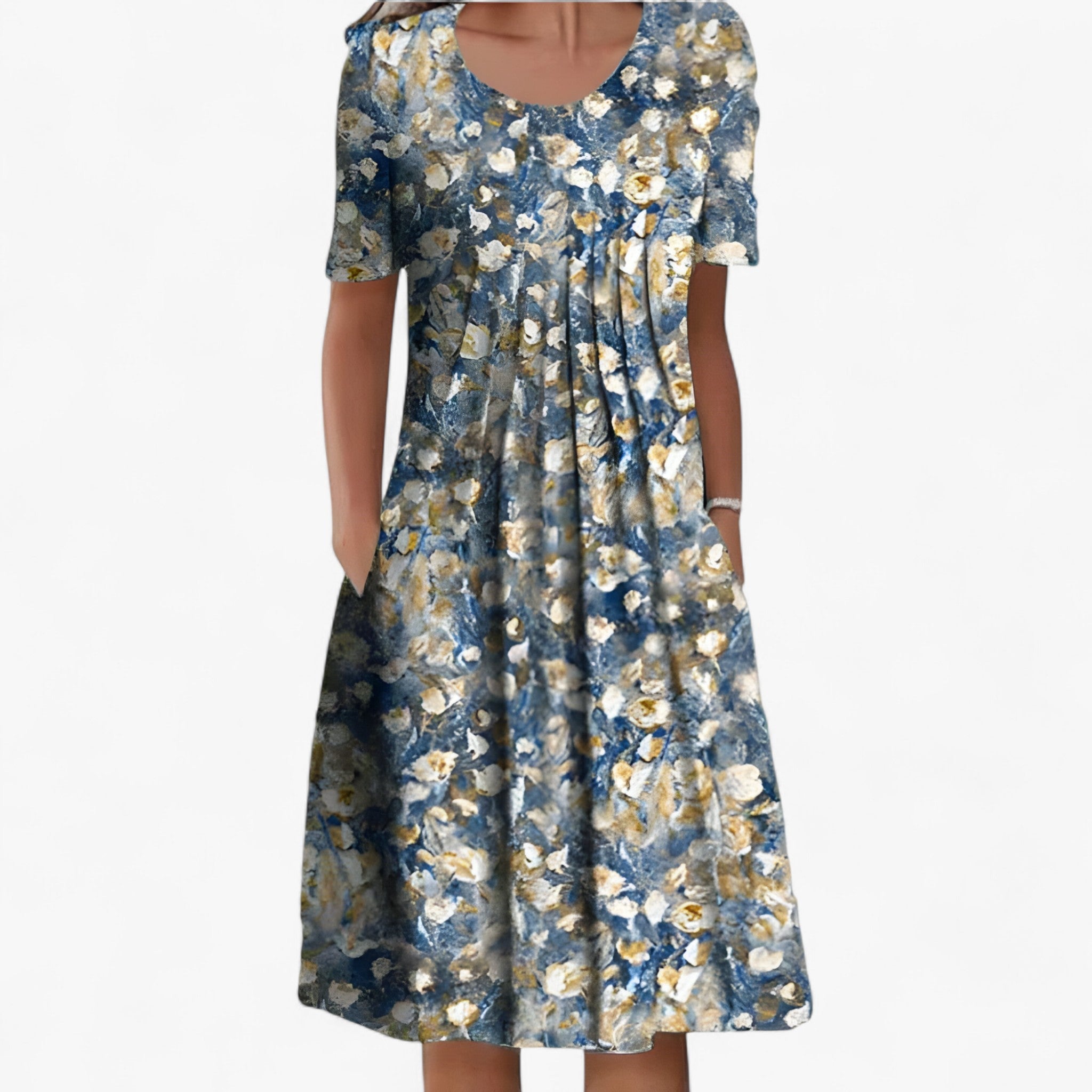 Valentina | Elegant Kjole - Gul - women's fashion - {{ product_tags }