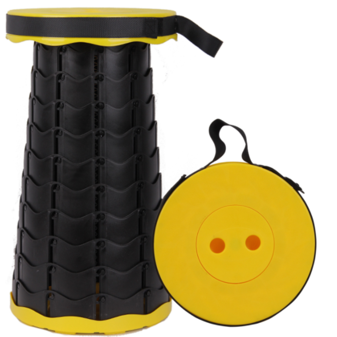 PortaFold | 2.0 Sammenklappelig taburet med 4 sædehøjder - Blandede farver Gul - house & garden - {{ product_tags }