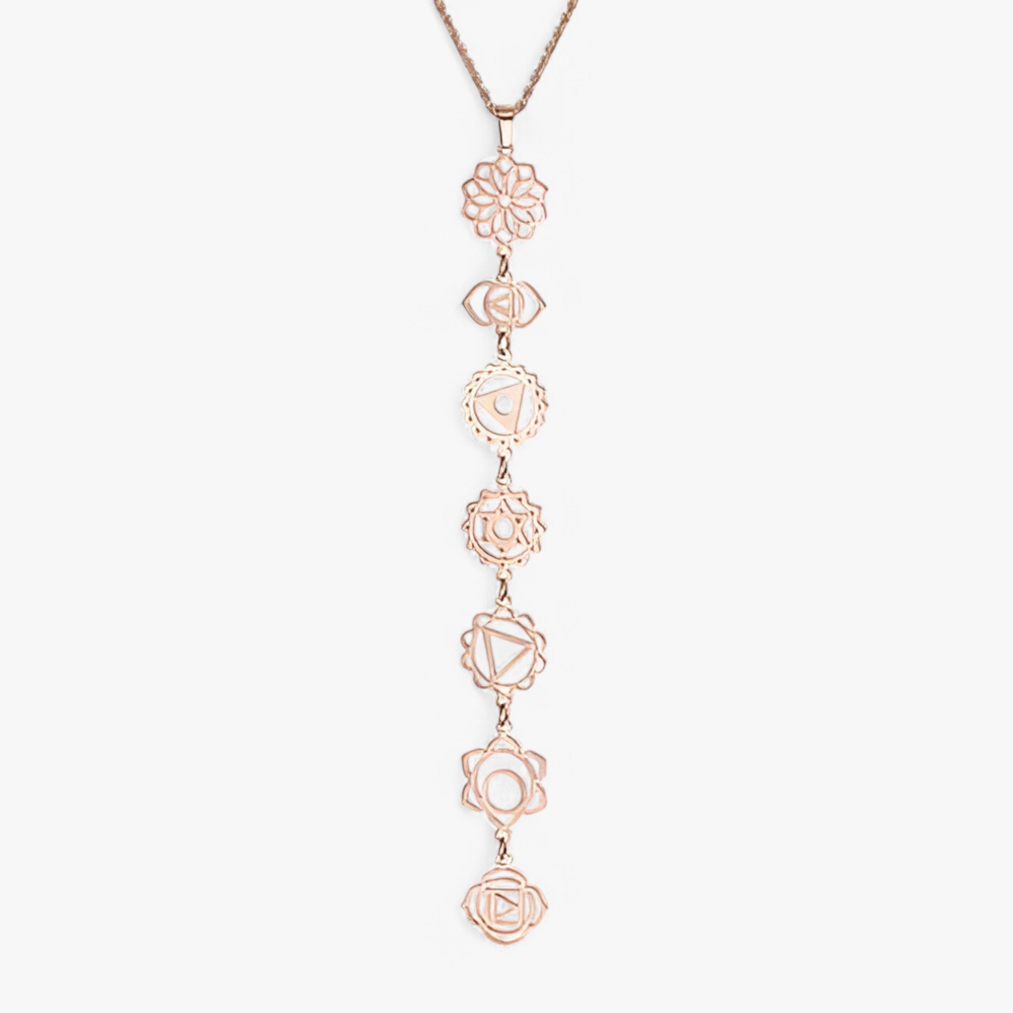 Luna | 7 Chakra Gudinde Halskæde - Roséguld - Luna | 7 Chakra Gudinde Halskæde- €25 - {{ product_tags }