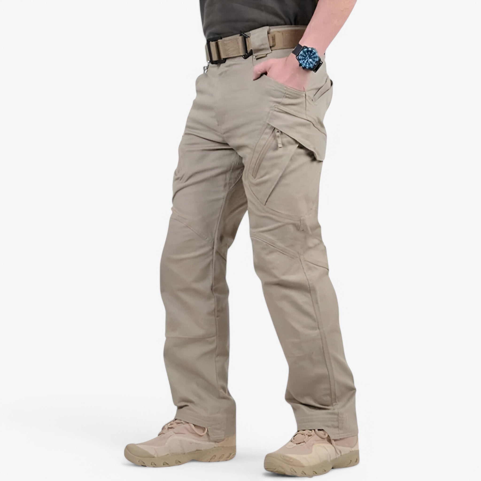Lowen | Taktiske bukser - slidstærke og med flere lommer - Beige - Lowen | Taktiske bukser - slidstærke og med flere lommer - € - {{ product_tags }