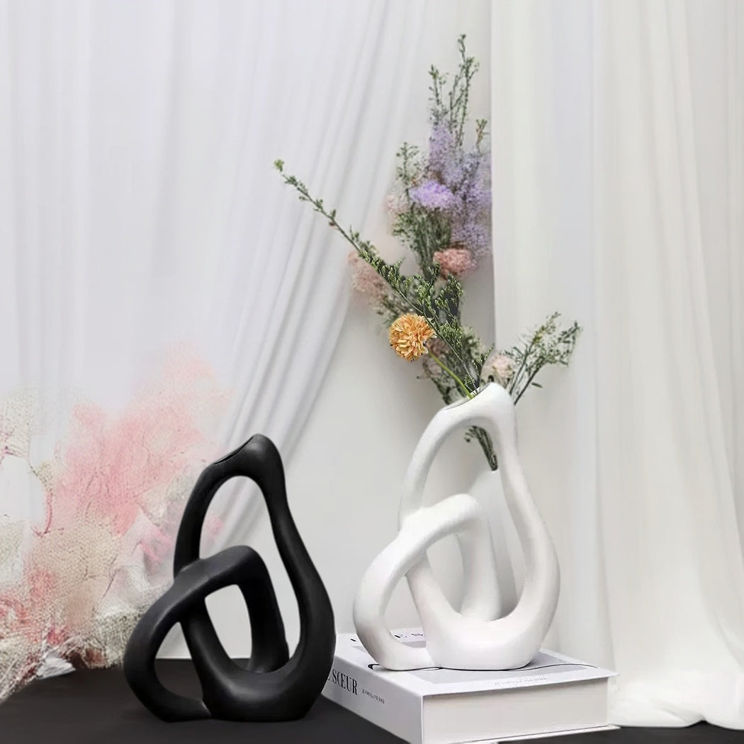 Tidløs Keramikvase - Minimalistisk Boligindretning - - Home Decor - {{ product_tags }