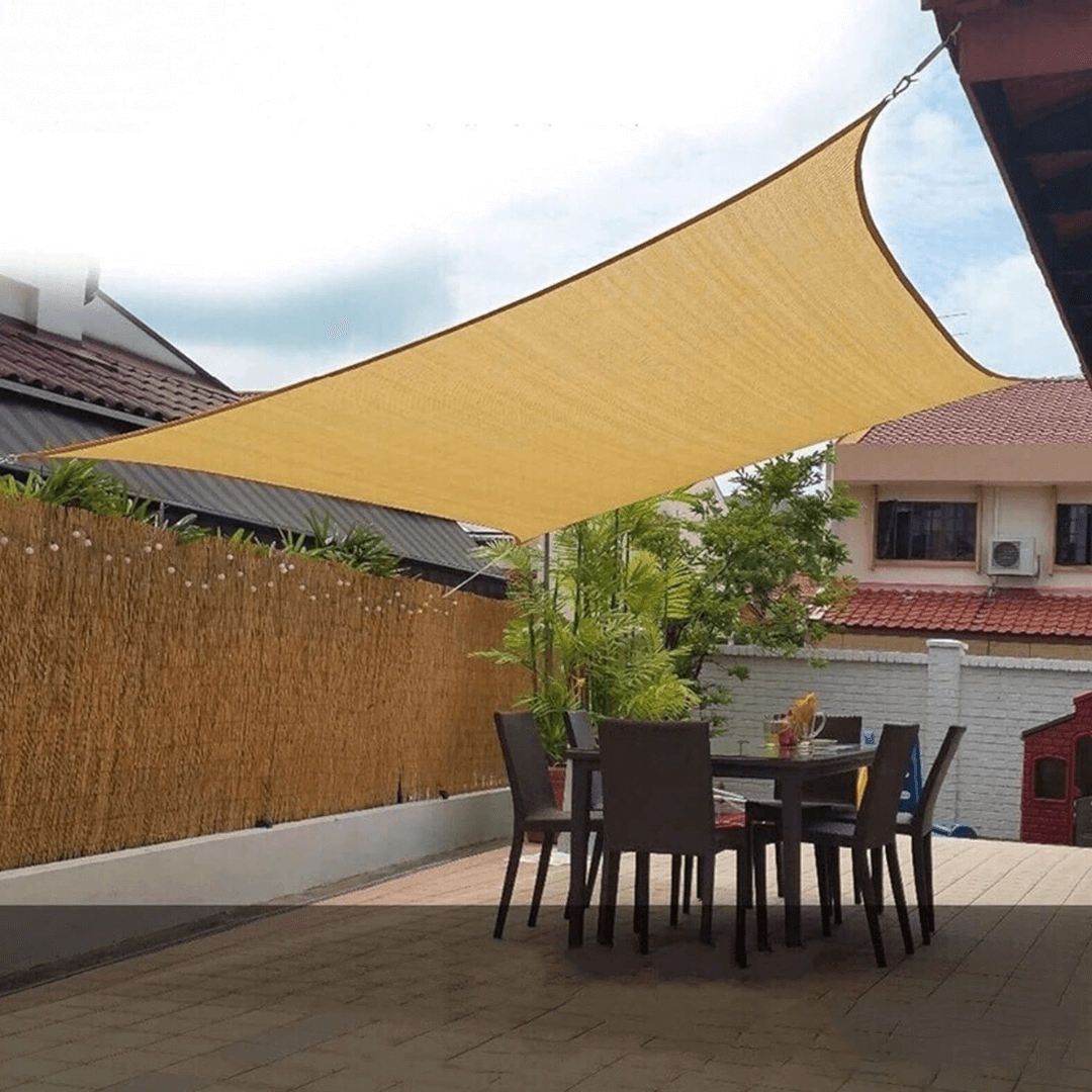 Caroline | Zonneschermnet Sort HDPE - UV Werend Schaduwdoek til Terras & Tuin