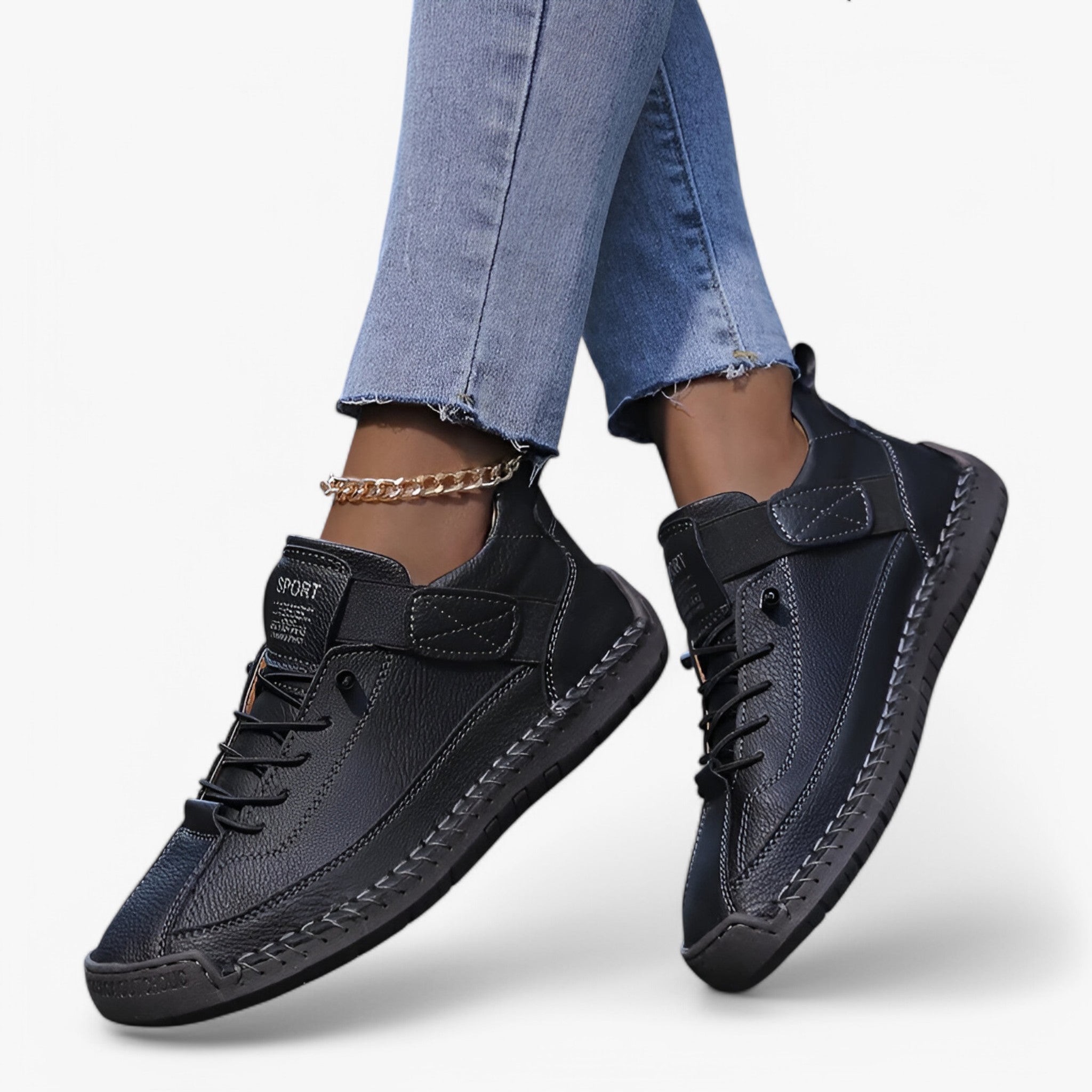 Erin | Komfortsko - Bløde og skridsikre - Sort - shoes - {{ product_tags }