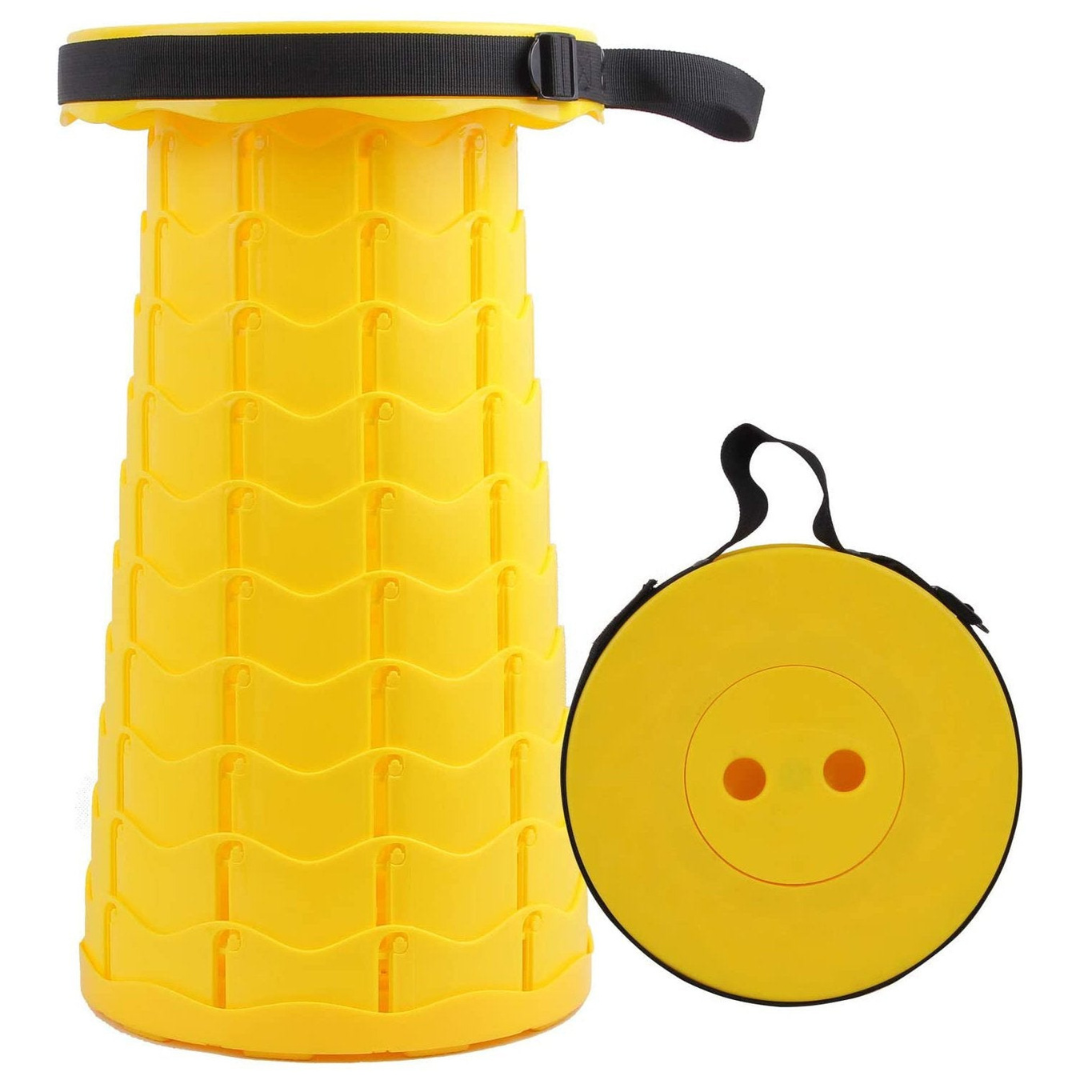 PortaFold | 2.0 Sammenklappelig taburet med 4 sædehøjder - Rene farver Gul - house & garden - {{ product_tags }