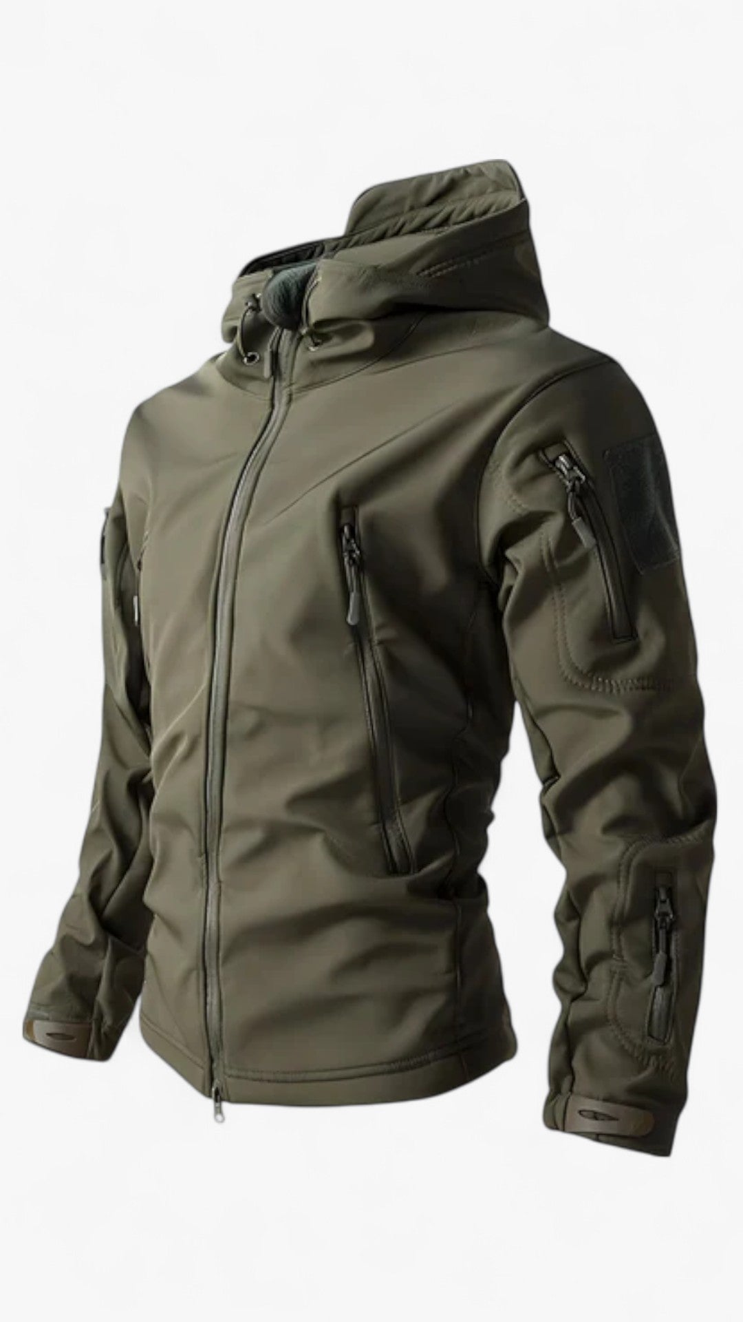 Taktisk | Softshell-jakke til mænd - Legerengroen - Taktisk | Softshell-jakke til mænd - €25 - {{ product_tags }