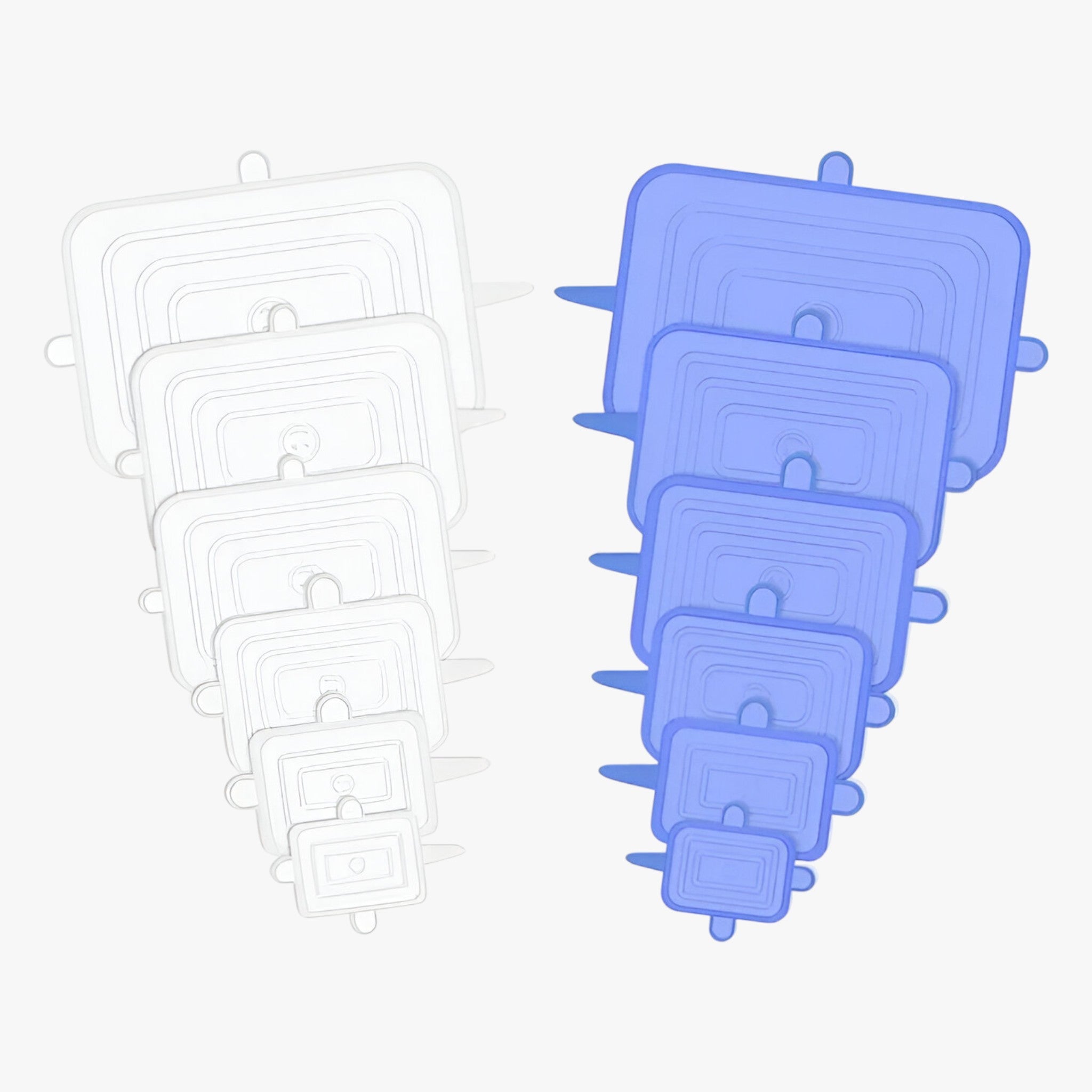 12 stk Silikone Dæk | Bæredygtige, genanvendelige maddække - Sæt 4 - house & garden - {{ product_tags }