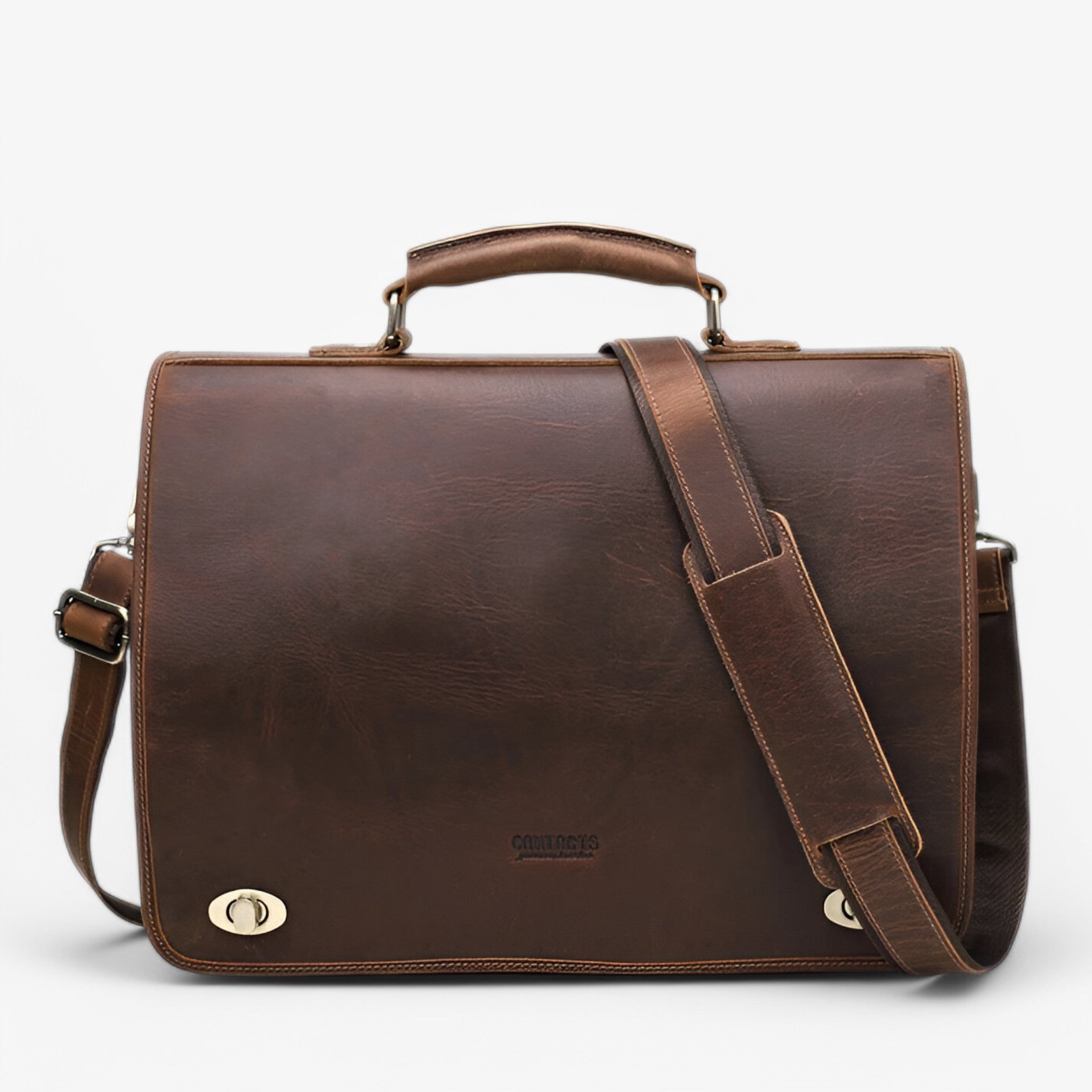 Alessio | Elegant Lædermappe til Mænd - Marron - men's fashion - {{ product_tags }