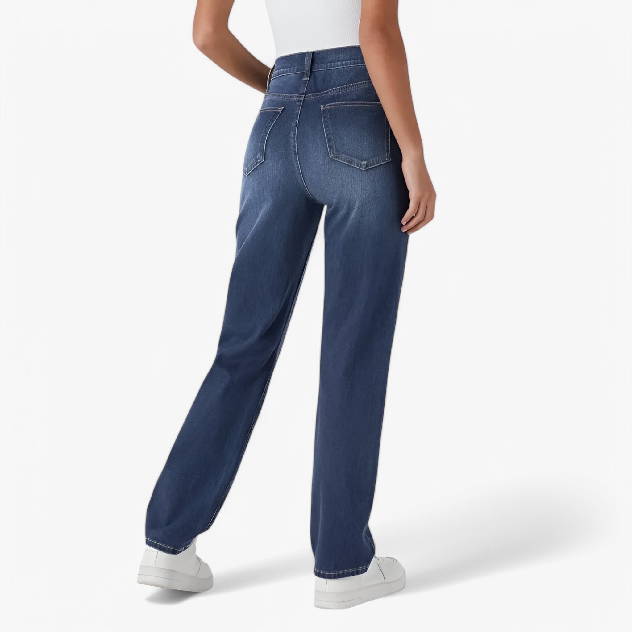Nina | Bukser med høj talje - Strækbare & Behagelige - - Nina | Bukser med høj talje - Strækbare & Behagelige - € - {{ product_tags }
