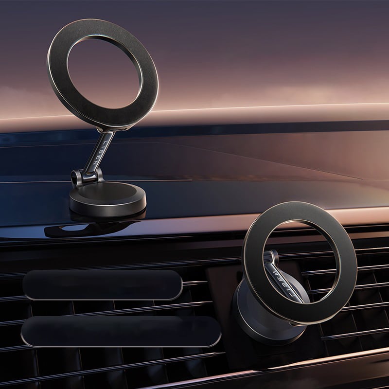 PhoneHolder - Til alle mobiltelefoner - Grå+sølv - gadgets - {{ product_tags }