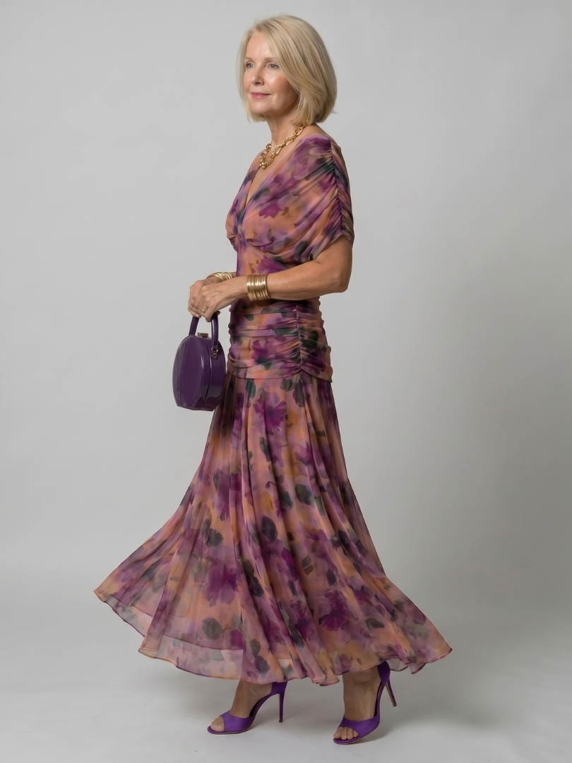 Lina & Emma™ | Flow midi kjole