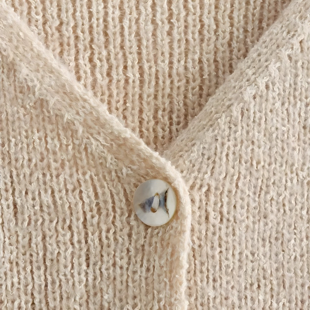 Mirri | Beige stribet vest - - Mirri | Beige stribet vest - €25 - {{ product_tags }