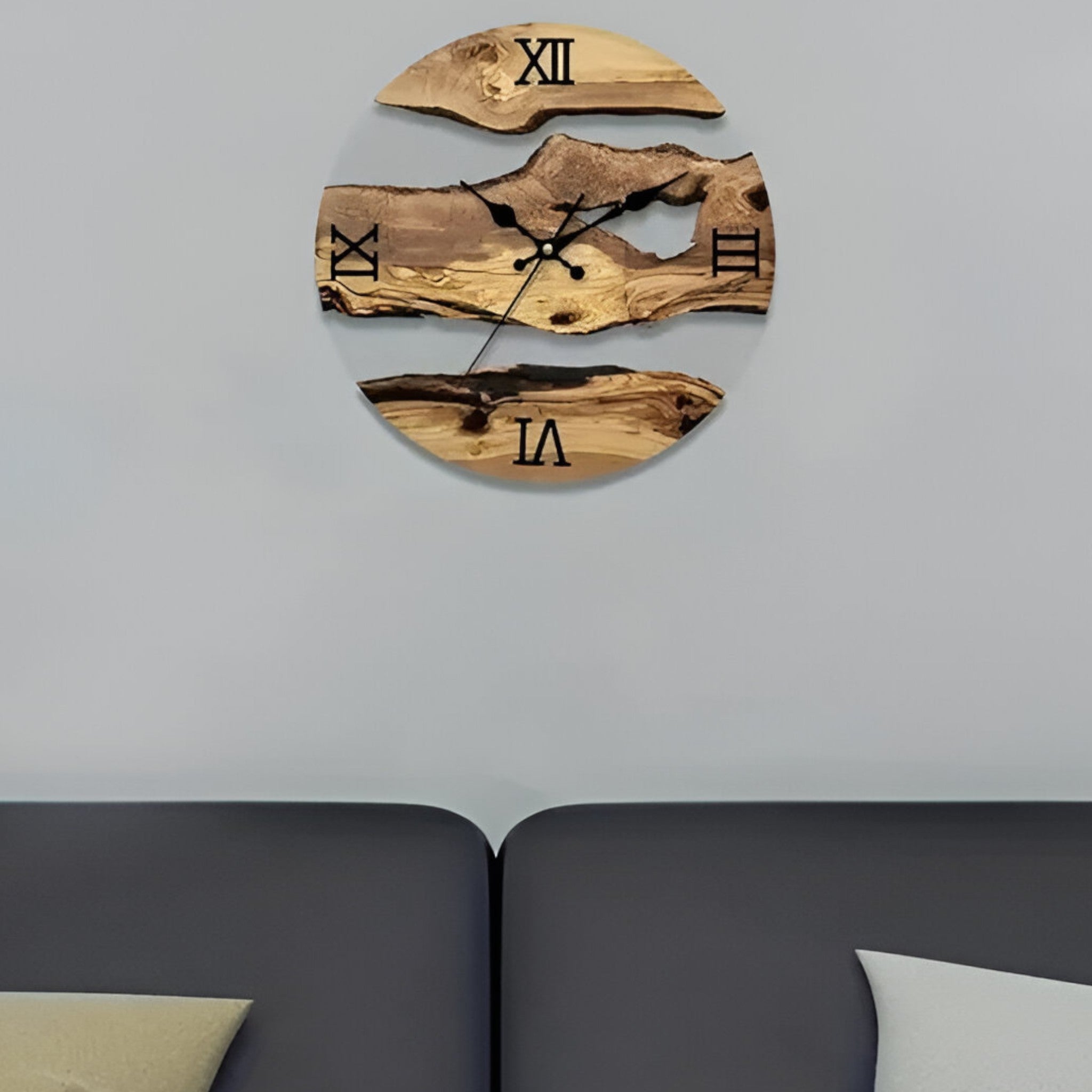 Alaric | Minimalistisk vægur med træ - - house & garden - {{ product_tags }