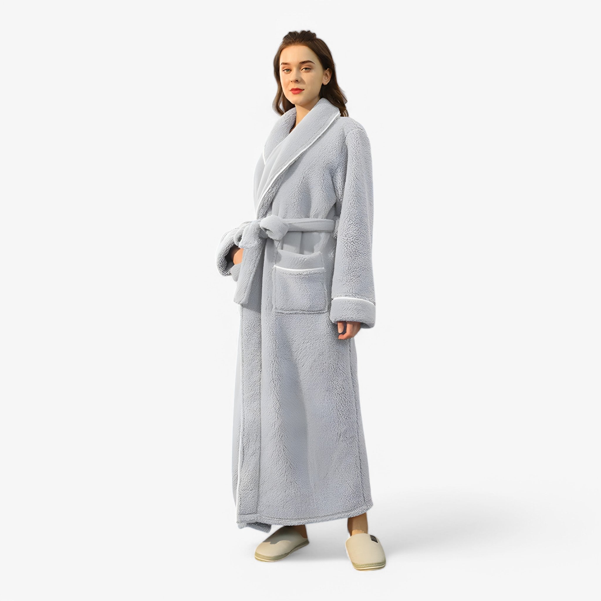 Jessy | Badekåbe - Kvinde lysgrå - Jessy | Badekåbe - €25 - {{ product_tags }