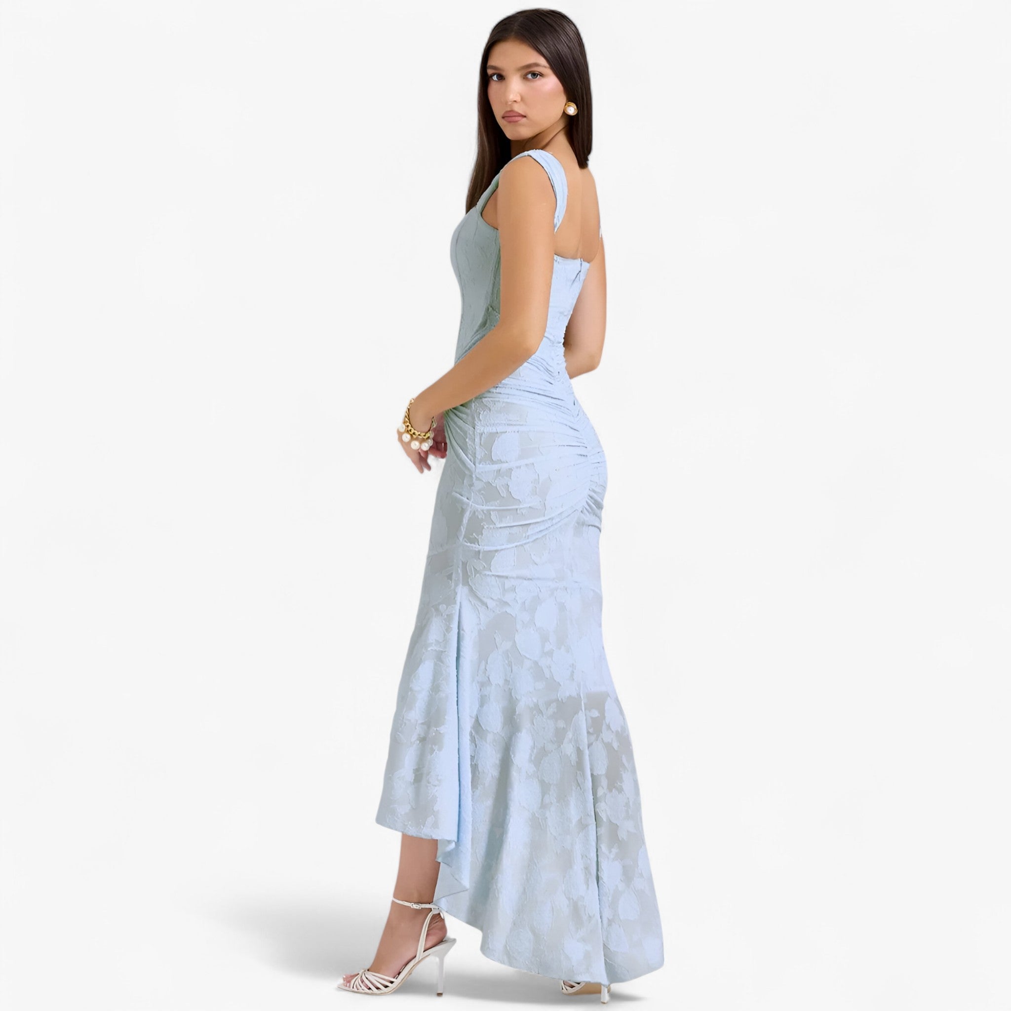 Clara | Midi kjole – Elegant og figurskabende pasform - - women's fashion - {{ product_tags }