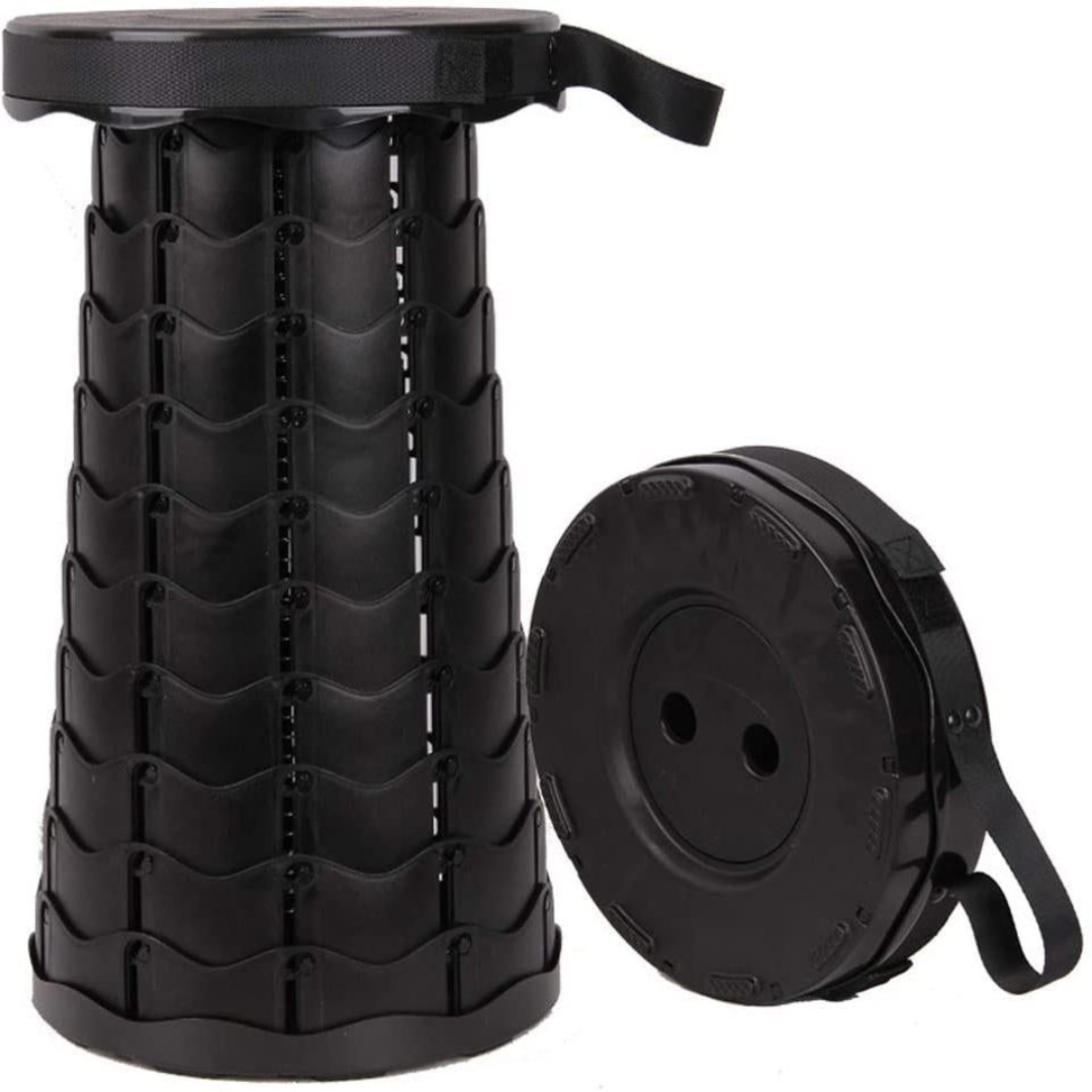 PortaFold | 2.0 Sammenklappelig taburet med 4 sædehøjder - Rene farver Sort - house & garden - {{ product_tags }