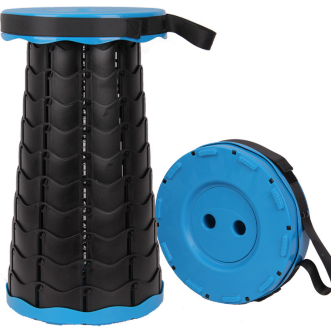 PortaFold | 2.0 Sammenklappelig taburet med 4 sædehøjder - Blandede farver Blå - house & garden - {{ product_tags }