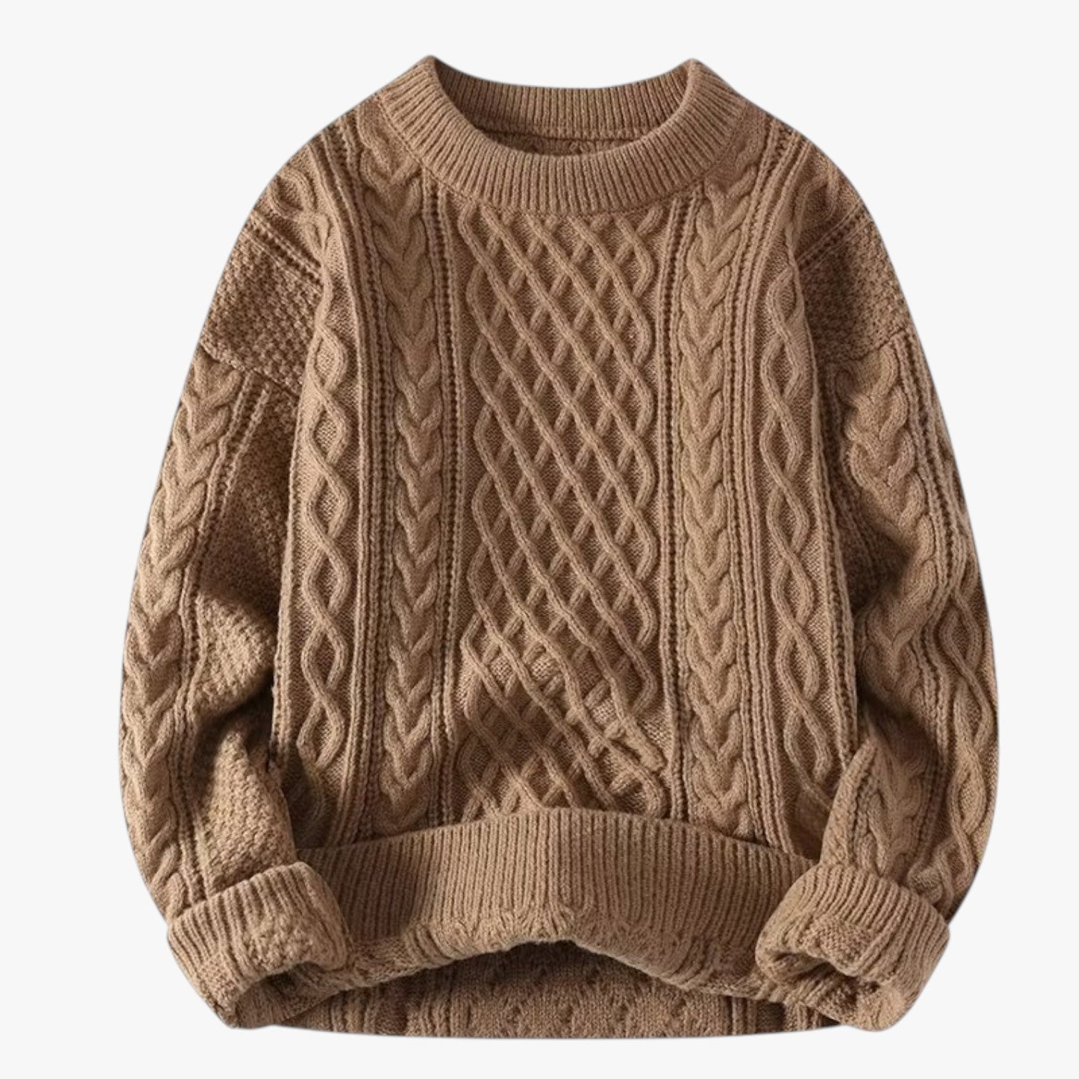 Victoria | Bluse i blødt uld til kvinder: varme og stil uden besvær - Brun - Victoria | Bluse i blødt uld til kvinder: varme og stil uden besvær - €25 - {{ product_tags }