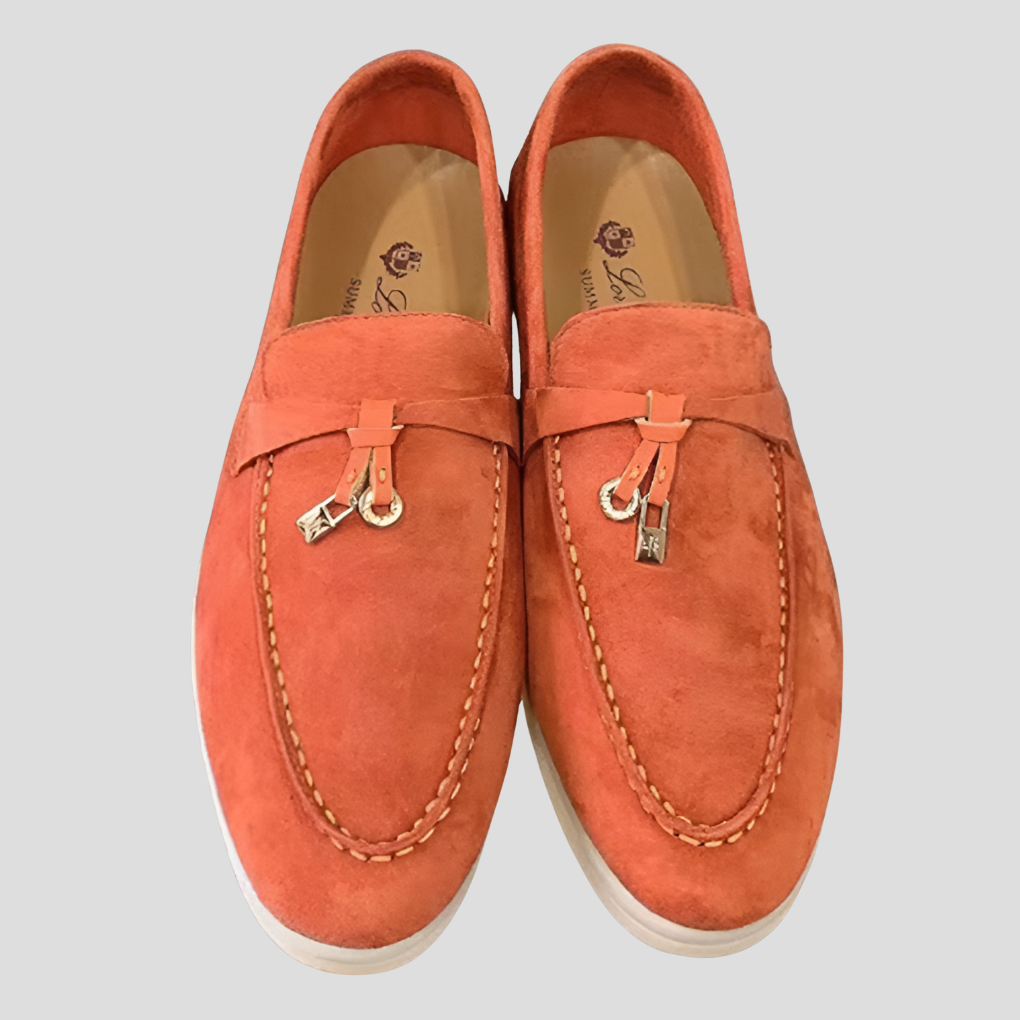 Dame Loafers til Hverdagsbrug - Komfortable & Tidløse - Orange - Fashion - {{ product_tags }