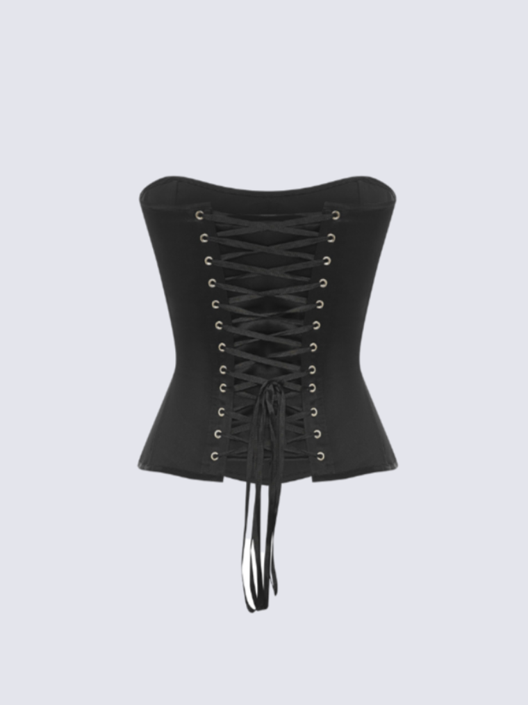 Violette™ - Satinbustier - - Violette™ - Satinbustier- €25 - {{ product_tags }